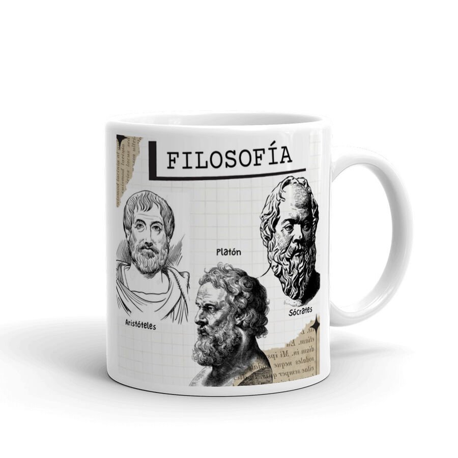 Sokrates Platon ve Aristoteles Kupa Bardak
