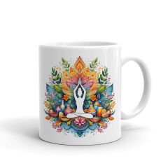 Yoga Temalı Kupa Bardak