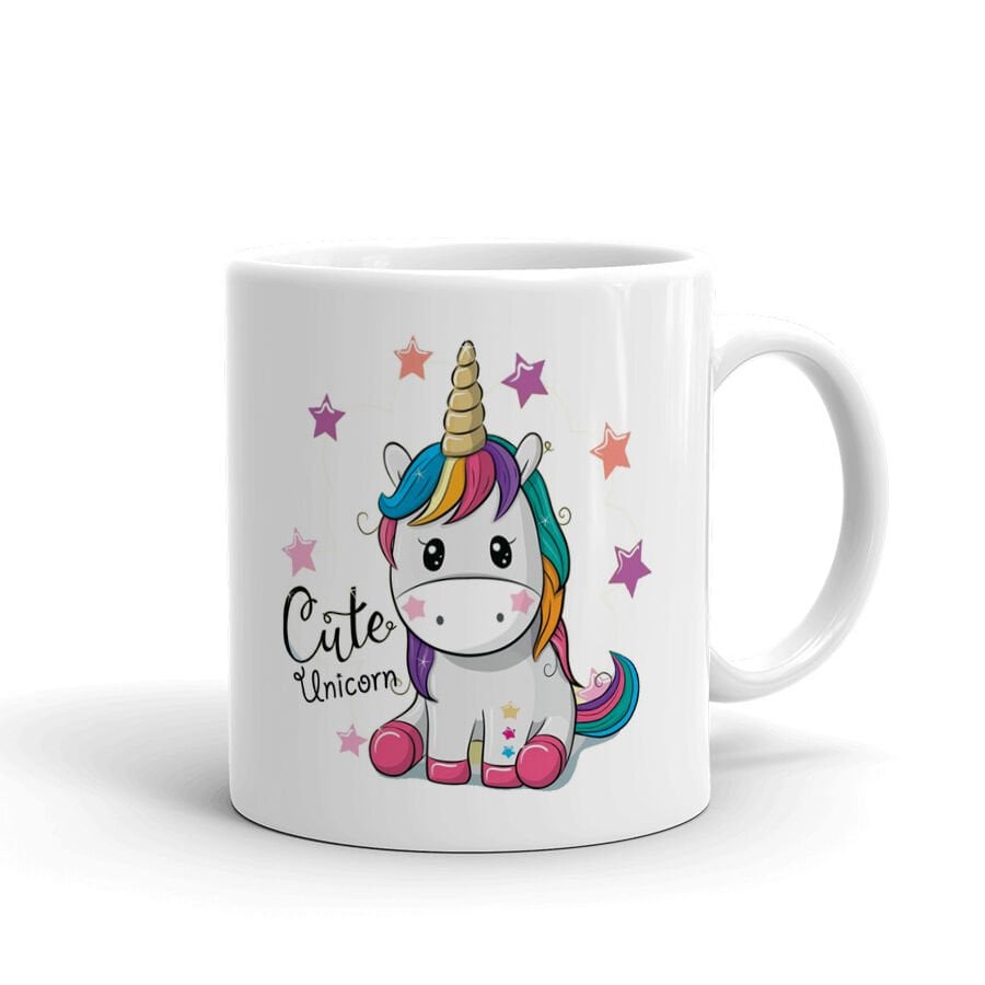 Cute Unicorn Kupa Bardak