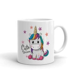 Cute Unicorn Kupa Bardak