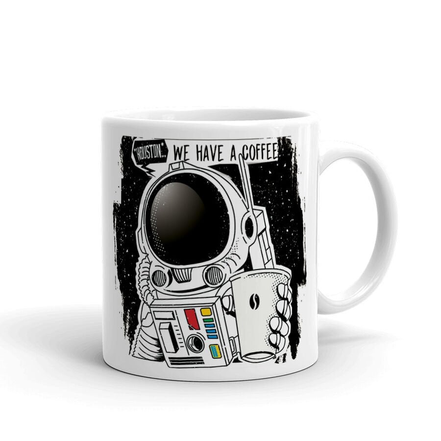 Astronot Huoston Kupa Bardak