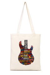 Gitar ve Rock Müzik Grupları Bez Omuz Çantası