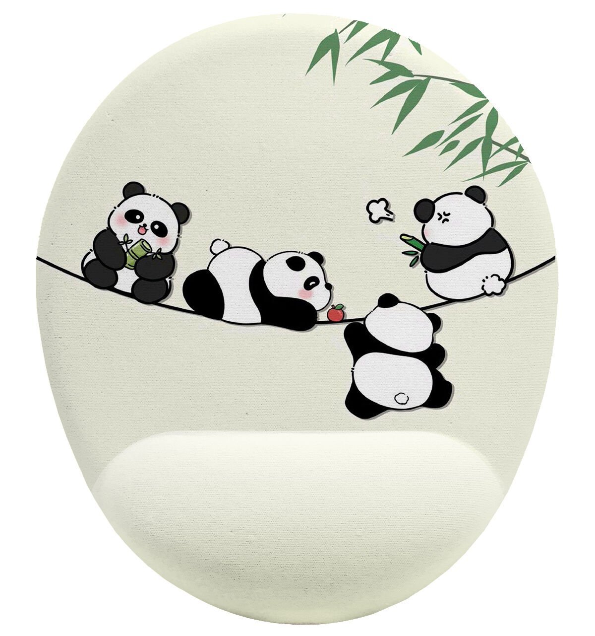 Sevimli Pandalar Bilek Destekli Mouse Pad
