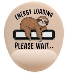Tembel Hayvan Sloth Bilek Destekli Mouse Pad