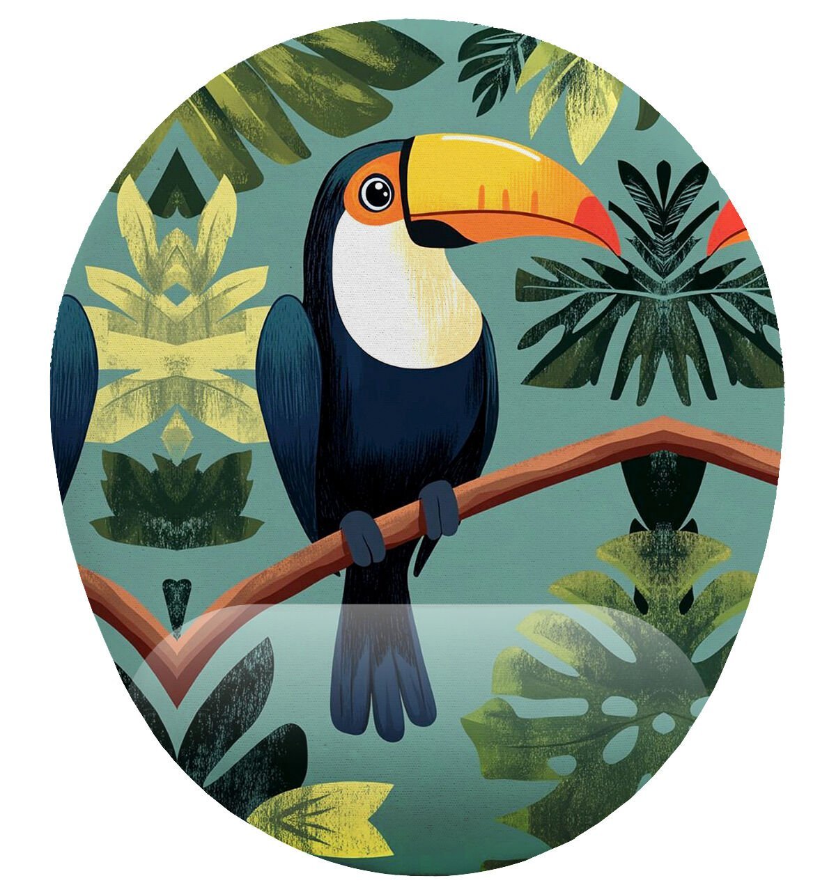 Tukan Kuşu Bilek Destekli Mouse Pad