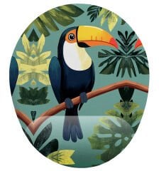 Tukan Kuşu Bilek Destekli Mouse Pad