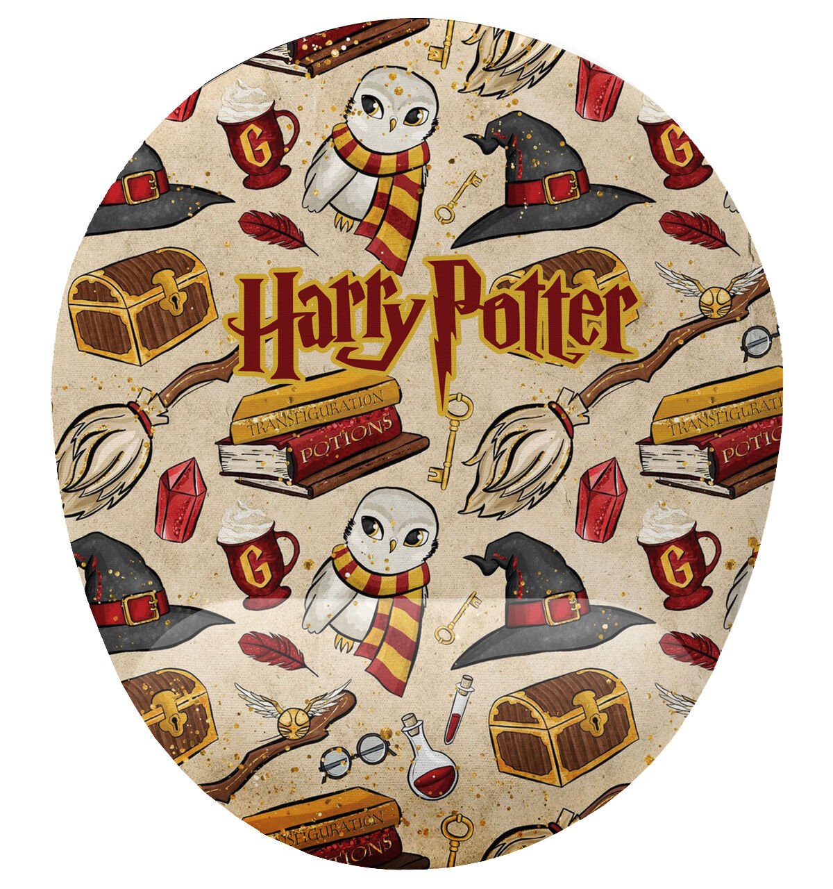 Harry Potter Simgeleri Bilek Destekli Mouse Pad