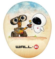 Wall-E Bilek Destekli Mouse Pad