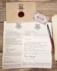 Harry Potter Hogwarts’a Davet Mektup Seti